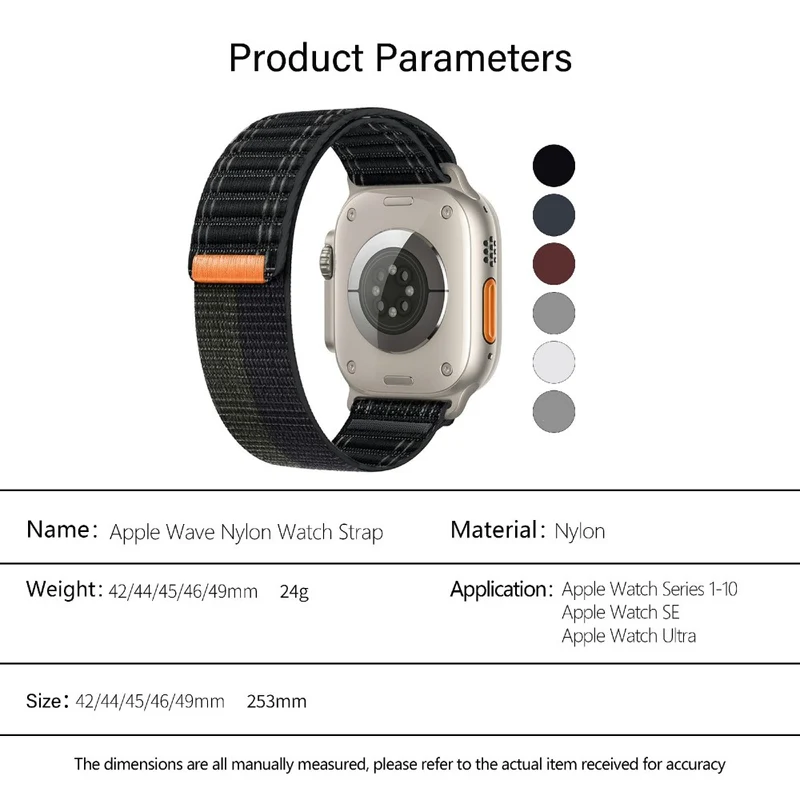 Absolut Zuverlässig Apple Smartwatch Nylon Universell Armband