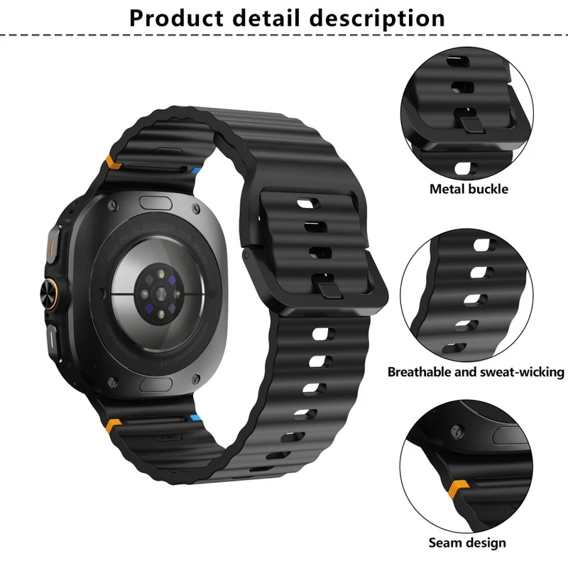 Super Süß Samsung Galaxy Watch Ultra 47mm Silikon Armband