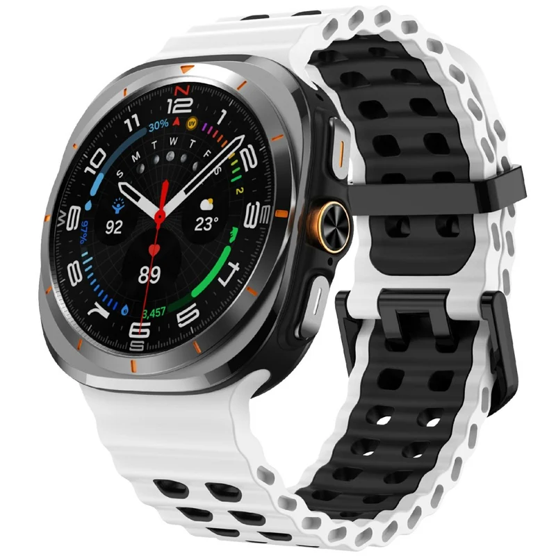 Flexibel Samsung Galaxy Watch Ultra 47mm Silikon Armband