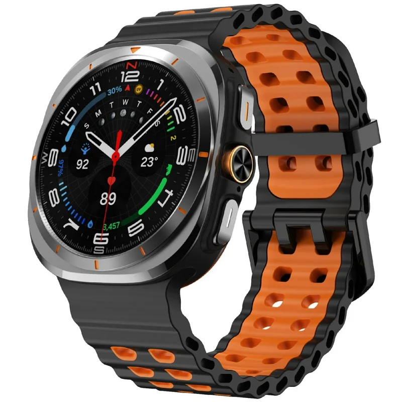 Flexibel Samsung Galaxy Watch Ultra 47mm Silikon Armband