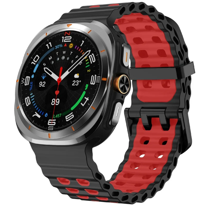 Flexibel Samsung Galaxy Watch Ultra 47mm Silikon Armband