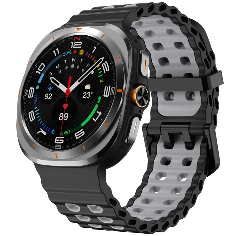 Flexibel Samsung Galaxy Watch Ultra 47mm Silikon Armband