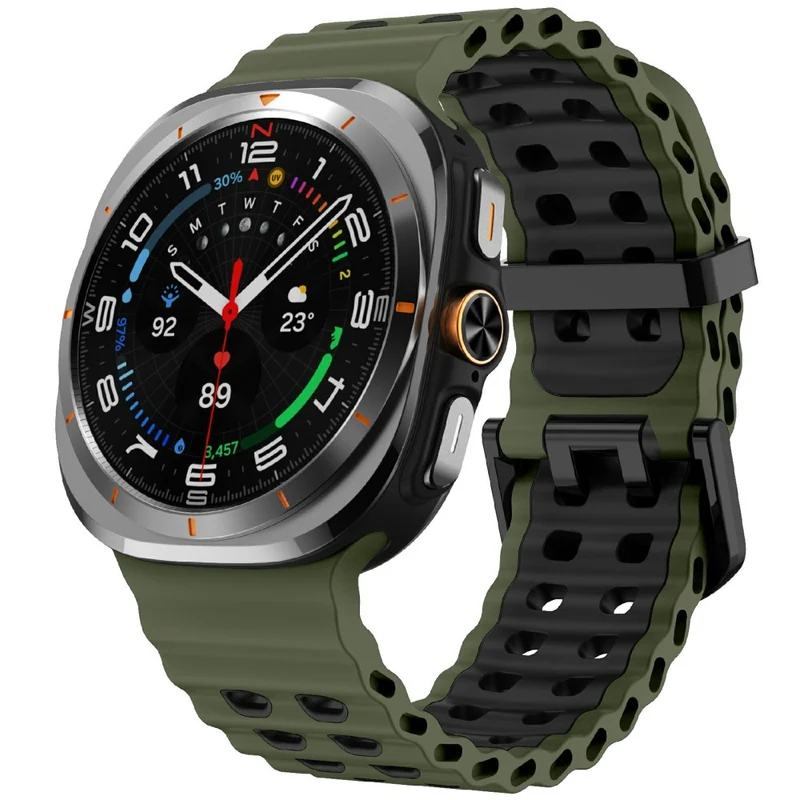Flexibel Samsung Galaxy Watch Ultra 47mm Silikon Armband