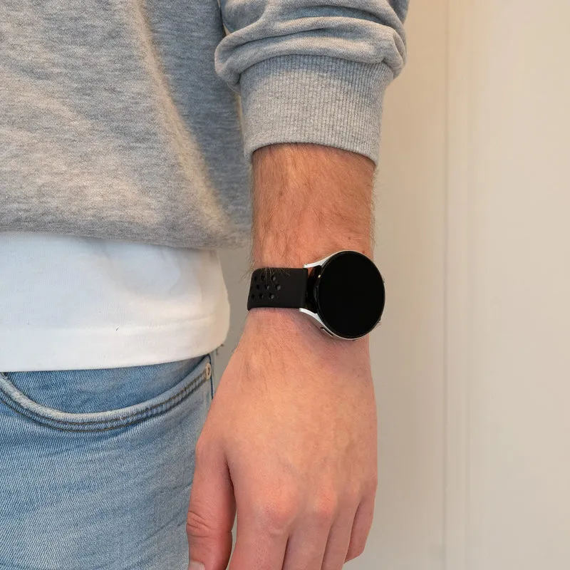 Bandz Oozoo Smartwatch 20mm Sportarmband 'Air' (Schwarz)