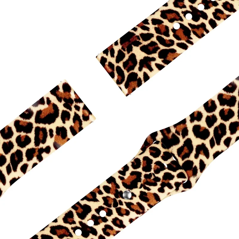 Bandz Oozoo Smartwatch 20mm Gemustertes Armband (Leopard)