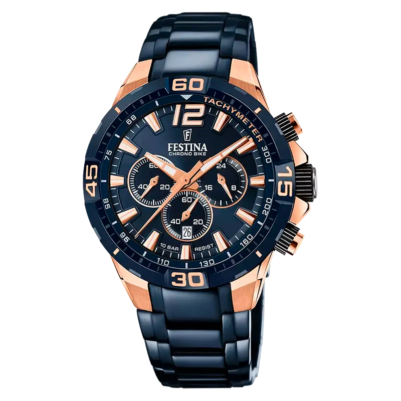Festina Chrono Bike Special Edition F20524/1 Herrenuhr Blau • Chronograph • 10 ATM Wasserdicht