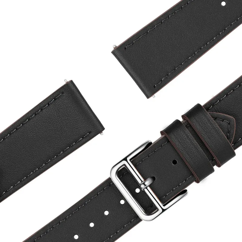 Bandz Levowatch DOITX2 Lederarmband 'Deluxe' (Schwarz)