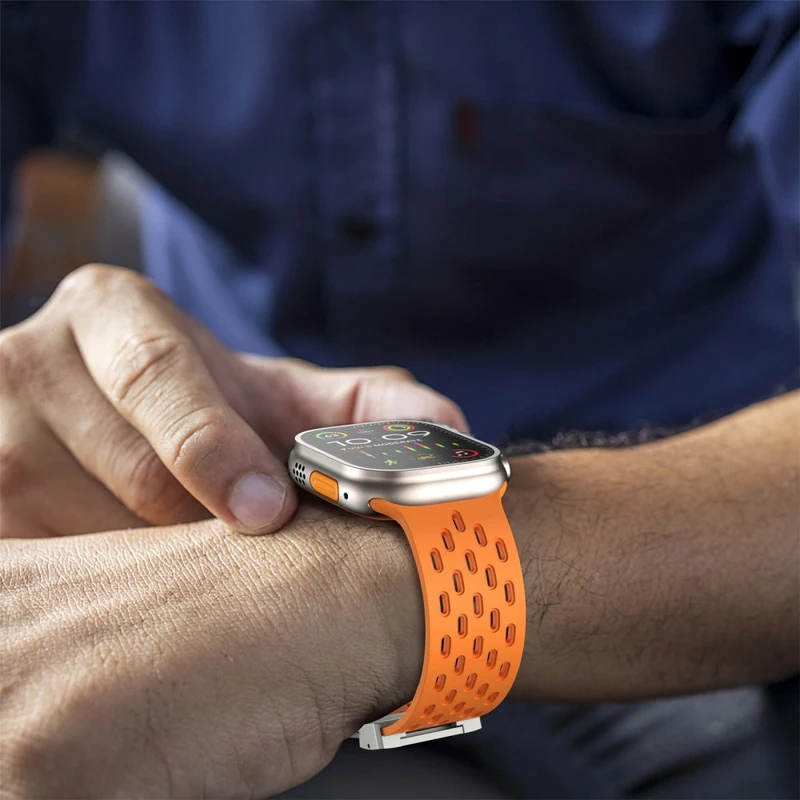 Unglaublich Süß Apple Smartwatch Silikon Universell Armband
