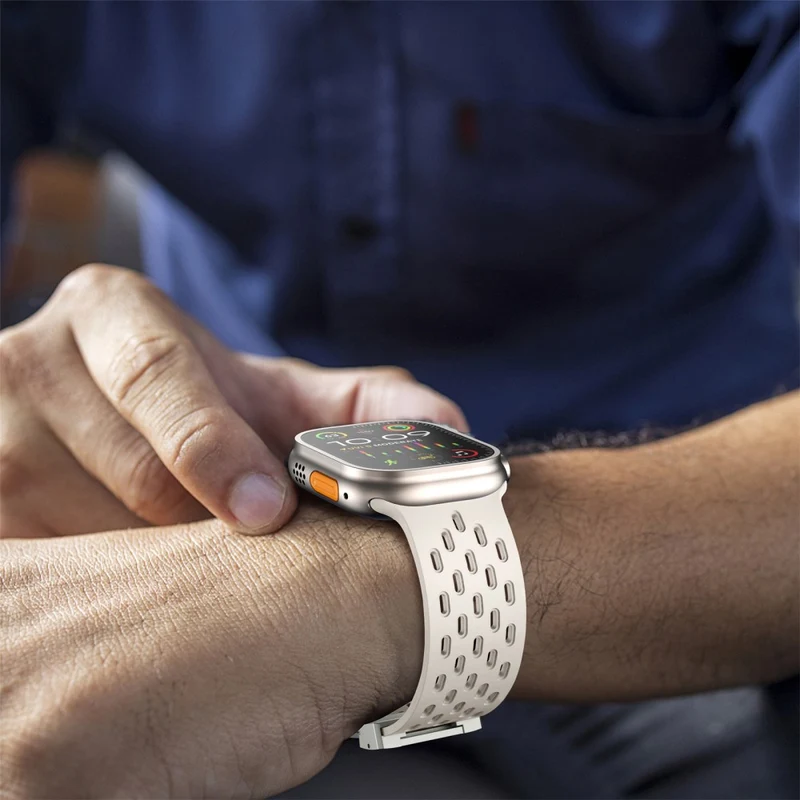Unglaublich Süß Apple Smartwatch Silikon Universell Armband