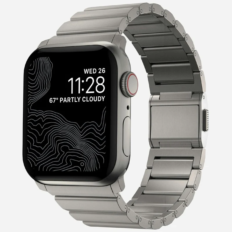 Unglaublich Angenehm Apple Smartwatch Metall Universell Armband