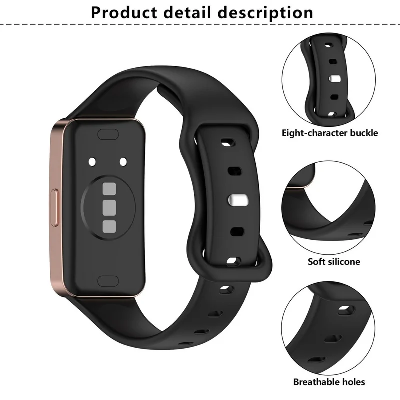 Mega Bequem Huawei Band 8 / Huawei Band 9 Silikon Universell Armband