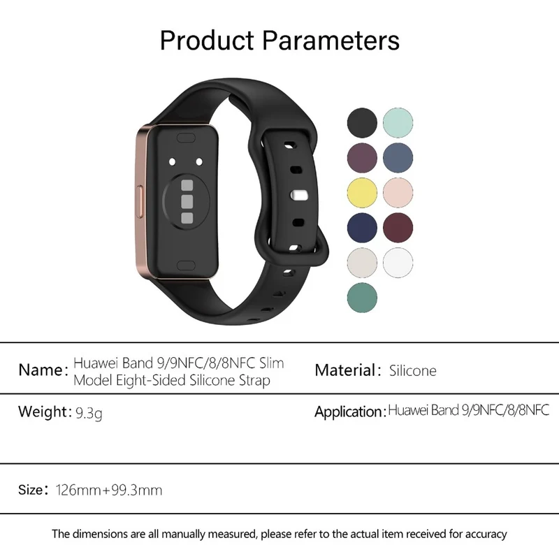 Mega Bequem Huawei Band 8 / Huawei Band 9 Silikon Universell Armband