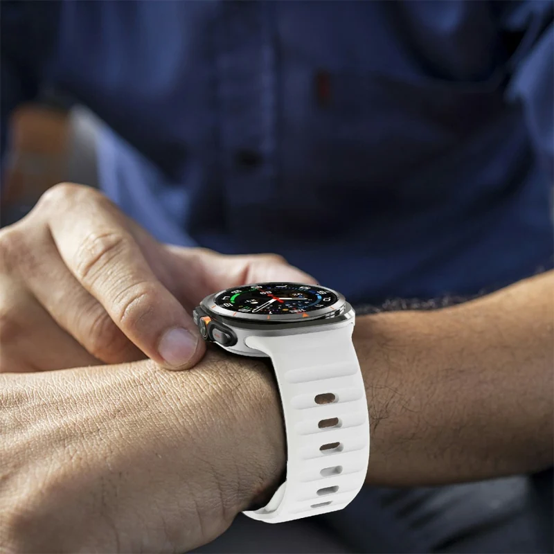 Weich Samsung Galaxy Watch Ultra 47mm Silikon Armband