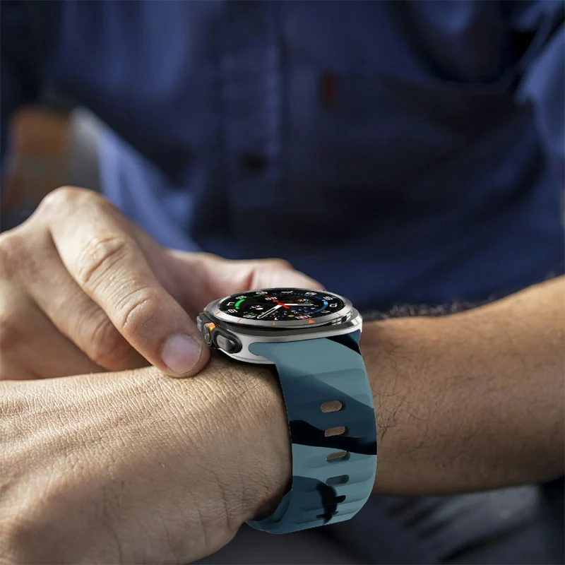 Weich Samsung Galaxy Watch Ultra 47mm Silikon Armband