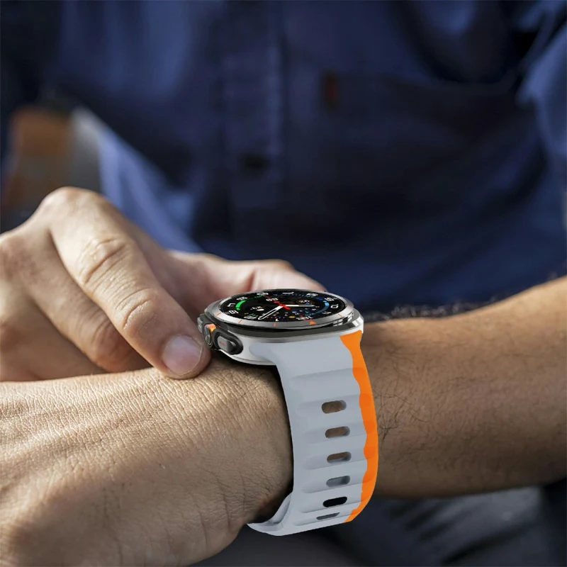 Weich Samsung Galaxy Watch Ultra 47mm Silikon Armband