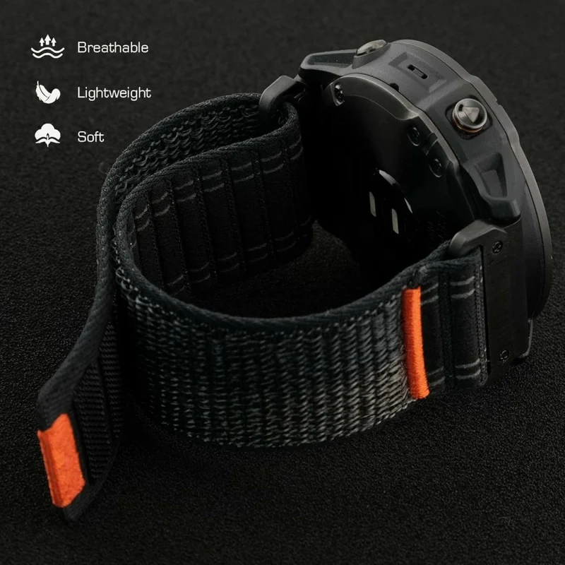 Mega Stylisch Garmin Smartwatch Nylon Universell Armband