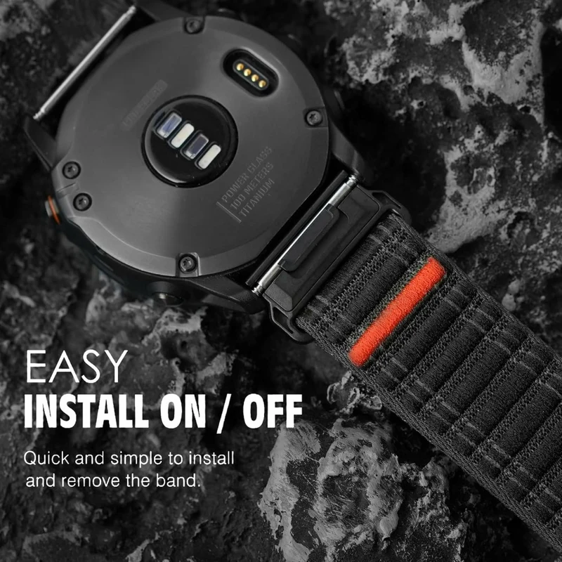 Unglaublich Sympathisch Garmin Smartwatch Nylon Universell Armband