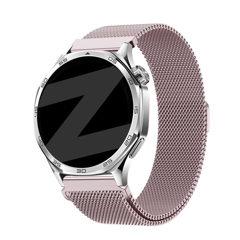 Bandz Oozoo Smartwatch 20mm Milanese Armband 'Easy Fit' (Rosa)