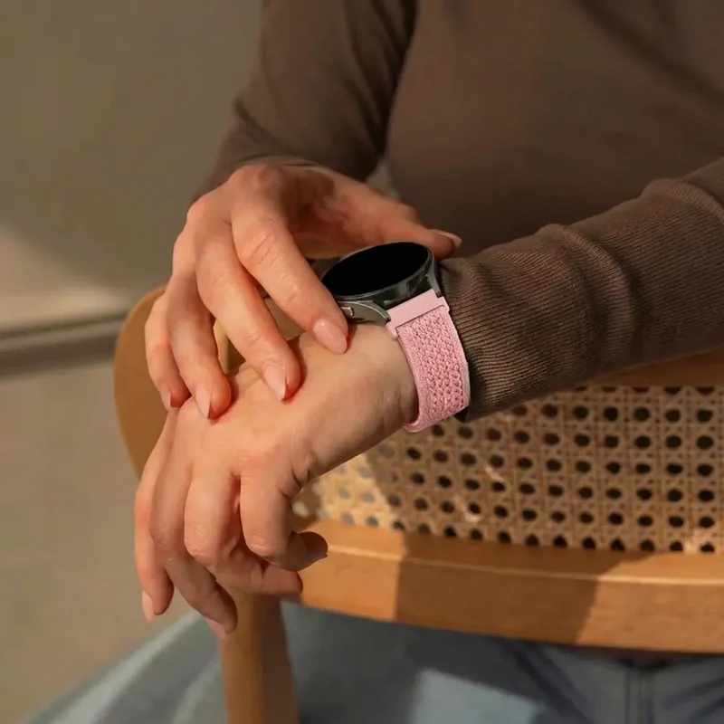 Bandz Stahlgear Luna Vintage Nylonarmband (Rosa)