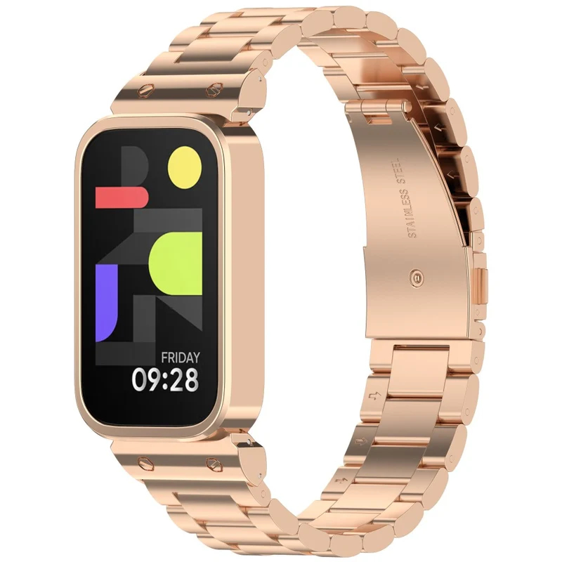 Unglaublich Widerstandsfähig Xiaomi Smart Band 9 Active / Xiaomi Redmi Band 3 Metall Universell Armband