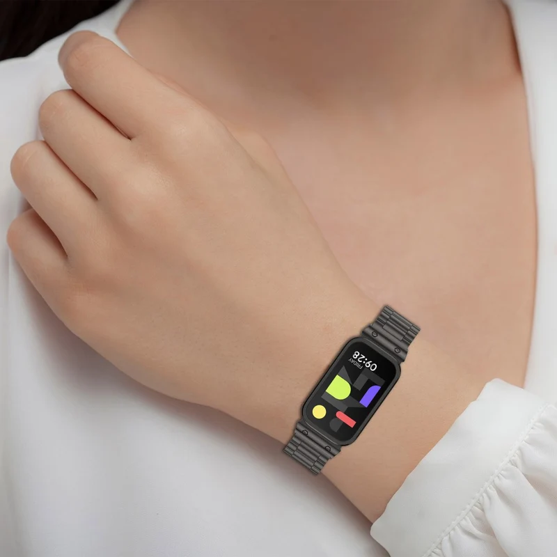 Unglaublich Widerstandsfähig Xiaomi Smart Band 9 Active / Xiaomi Redmi Band 3 Metall Universell Armband