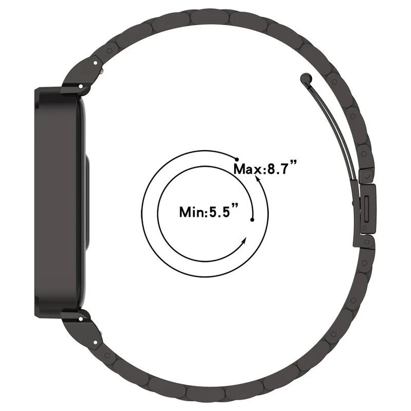 Unglaublich Widerstandsfähig Xiaomi Smart Band 9 Active / Xiaomi Redmi Band 3 Metall Universell Armband