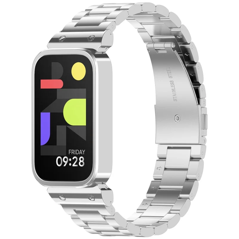Unglaublich Widerstandsfähig Xiaomi Smart Band 9 Active / Xiaomi Redmi Band 3 Metall Universell Armband