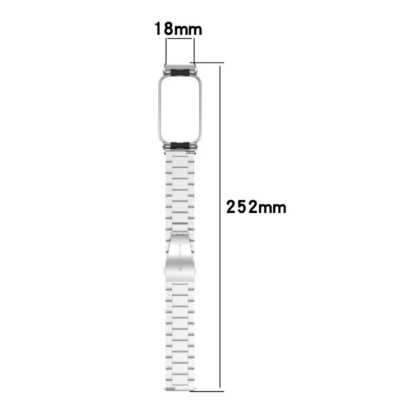 Unglaublich Widerstandsfähig Xiaomi Smart Band 9 Active / Xiaomi Redmi Band 3 Metall Universell Armband