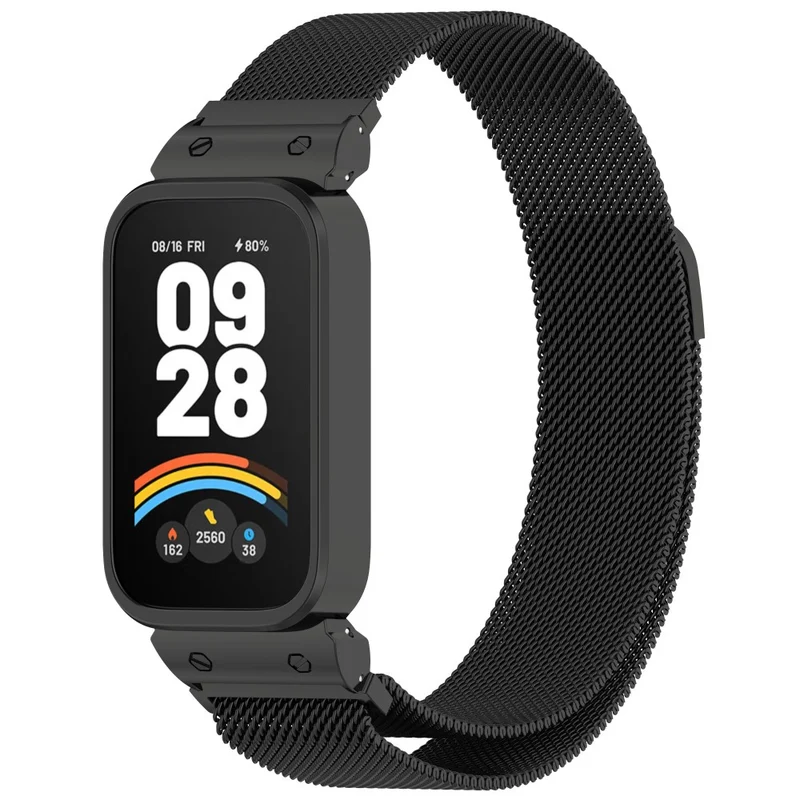 Schön Xiaomi Smart Band 9 Active / Xiaomi Redmi Band 3 Metall Universell Armband