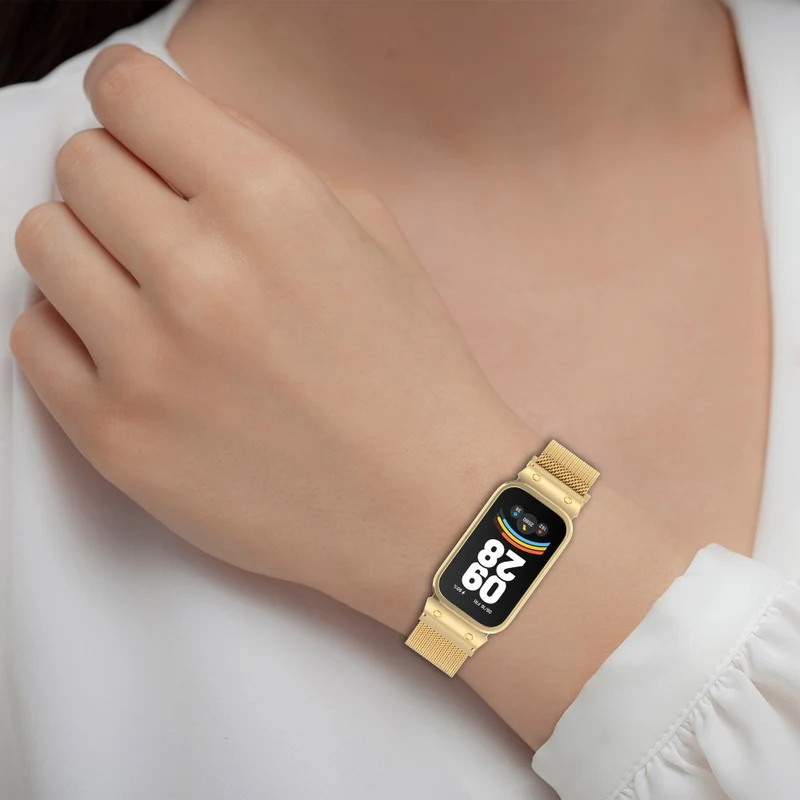 Schön Xiaomi Smart Band 9 Active / Xiaomi Redmi Band 3 Metall Universell Armband