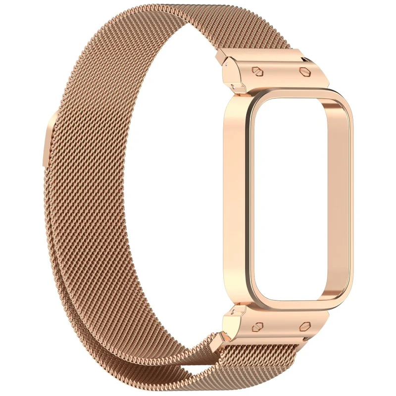 Schön Xiaomi Smart Band 9 Active / Xiaomi Redmi Band 3 Metall Universell Armband