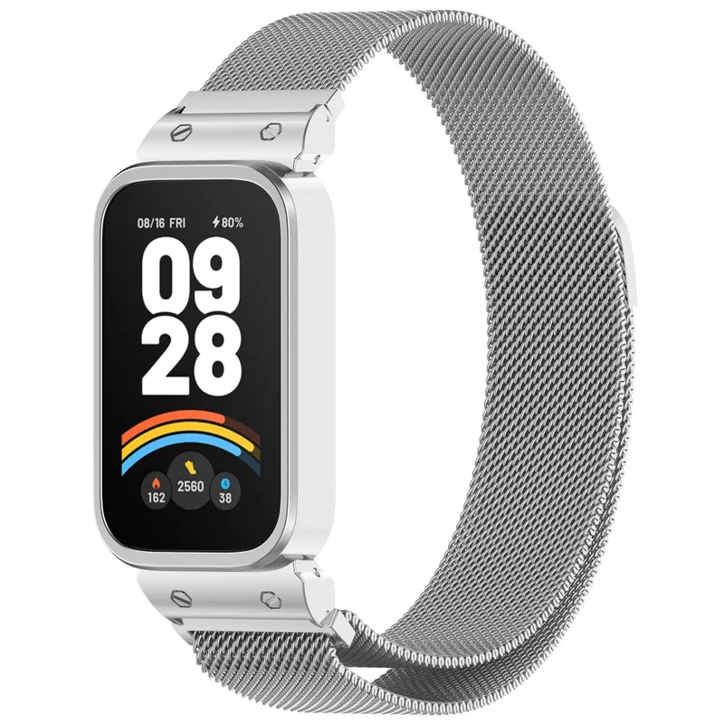 Schön Xiaomi Smart Band 9 Active / Xiaomi Redmi Band 3 Metall Universell Armband