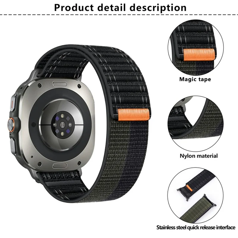 Zeitlos Samsung Galaxy Watch Ultra 47mm Nylon Armband