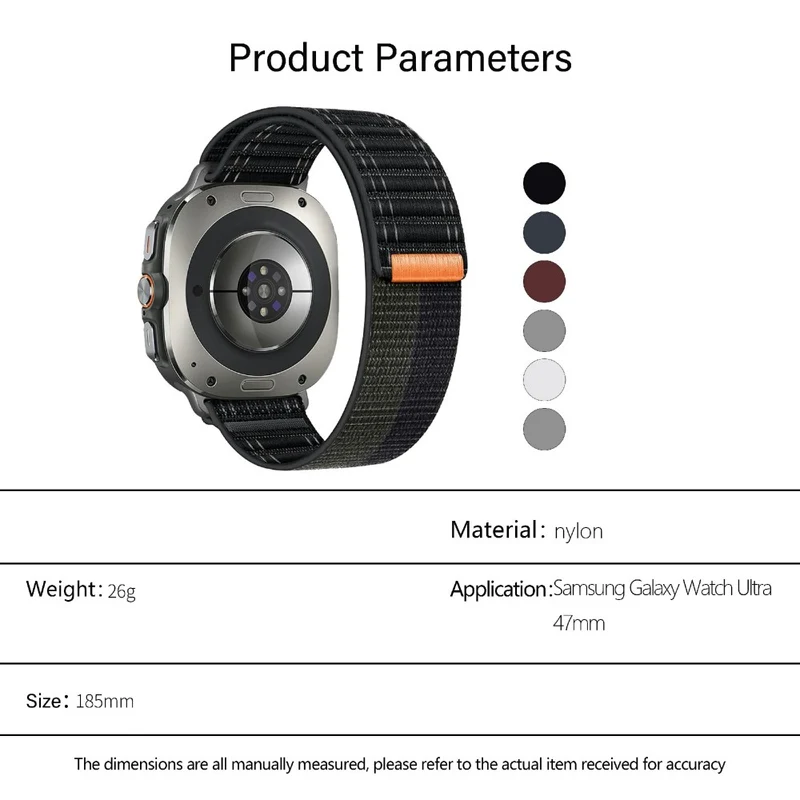 Zeitlos Samsung Galaxy Watch Ultra 47mm Nylon Armband
