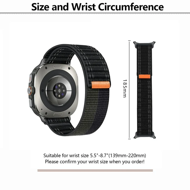 Zeitlos Samsung Galaxy Watch Ultra 47mm Nylon Armband