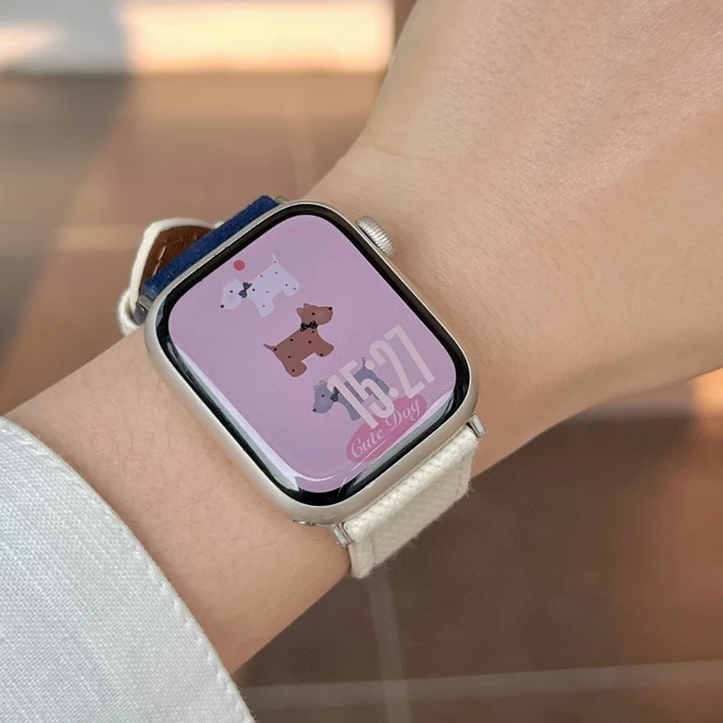 Mega Angenehm Apple Smartwatch Nylon Universell Armband