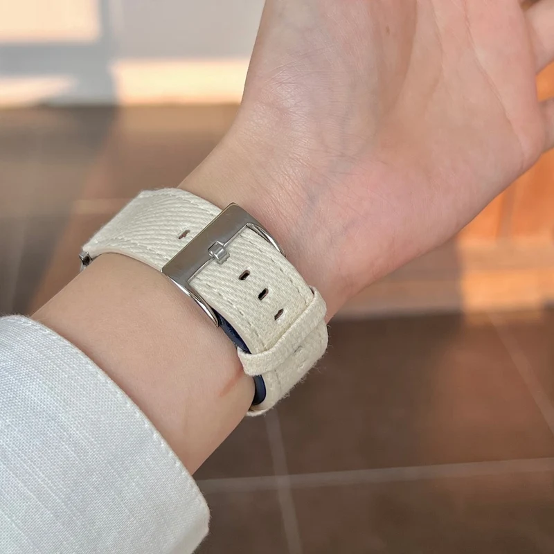 Mega Angenehm Apple Smartwatch Nylon Universell Armband