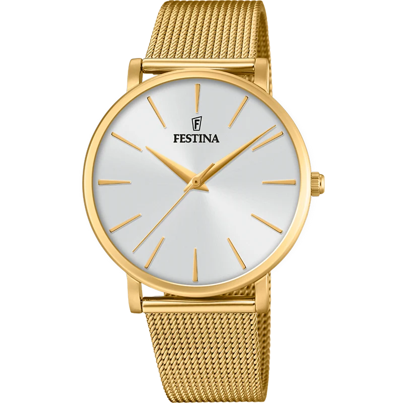 Festina Boyfriend F20476/1 Damenuhr Weiß • Mineralglas • Quarzwerk
