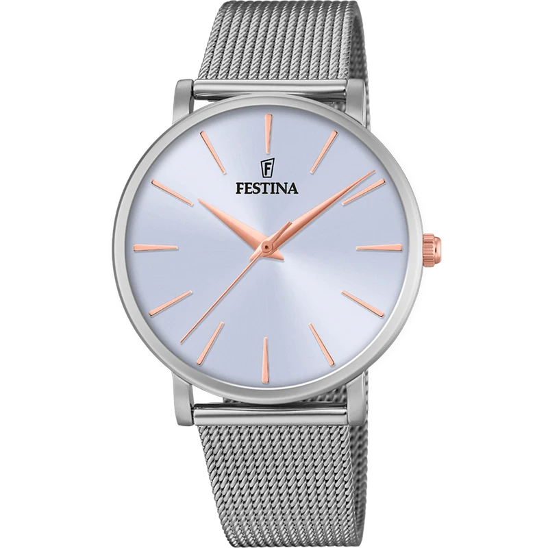 Festina Boyfriend Collection F20475/3 Damenuhr Blau • Mineralglas • Quarzwerk