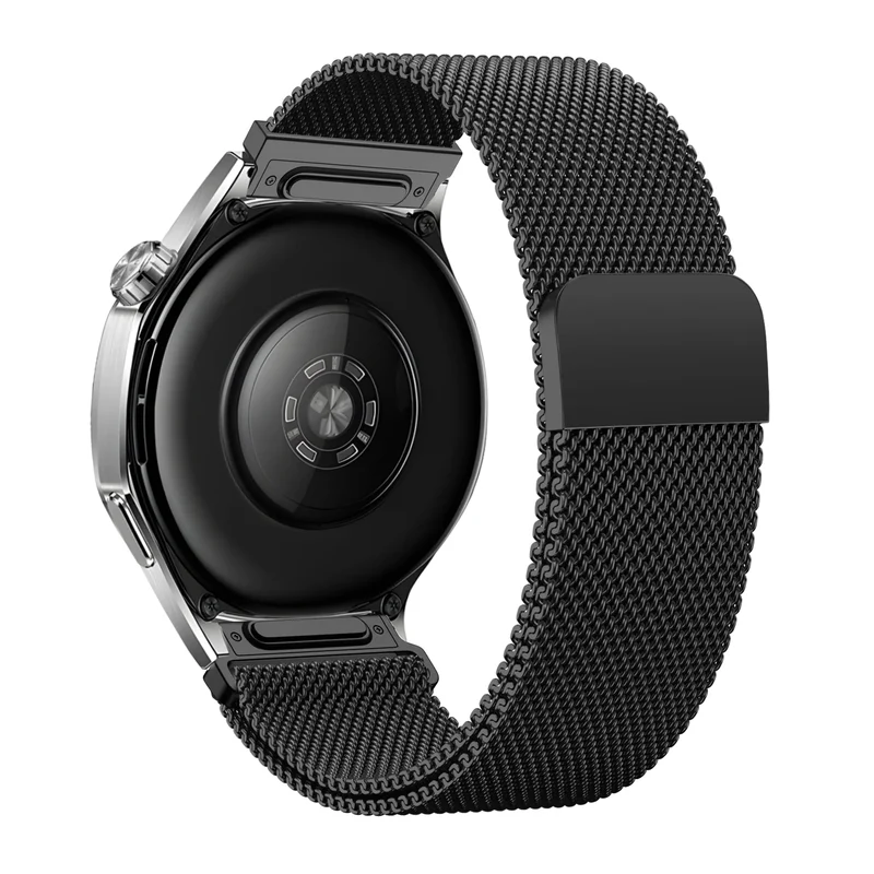 Bandz Amazfit Balance 3 Milanese Armband 'Easy Fit' (Schwarz)