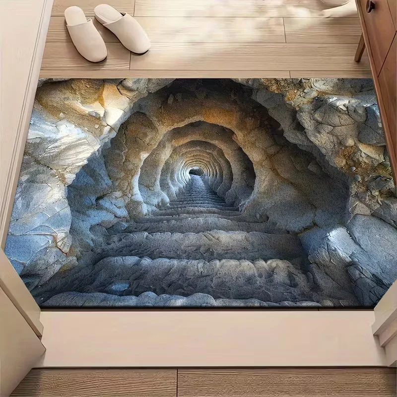 3D-Skelett-Themen-Willkommensmatte für den Eingangsbereich