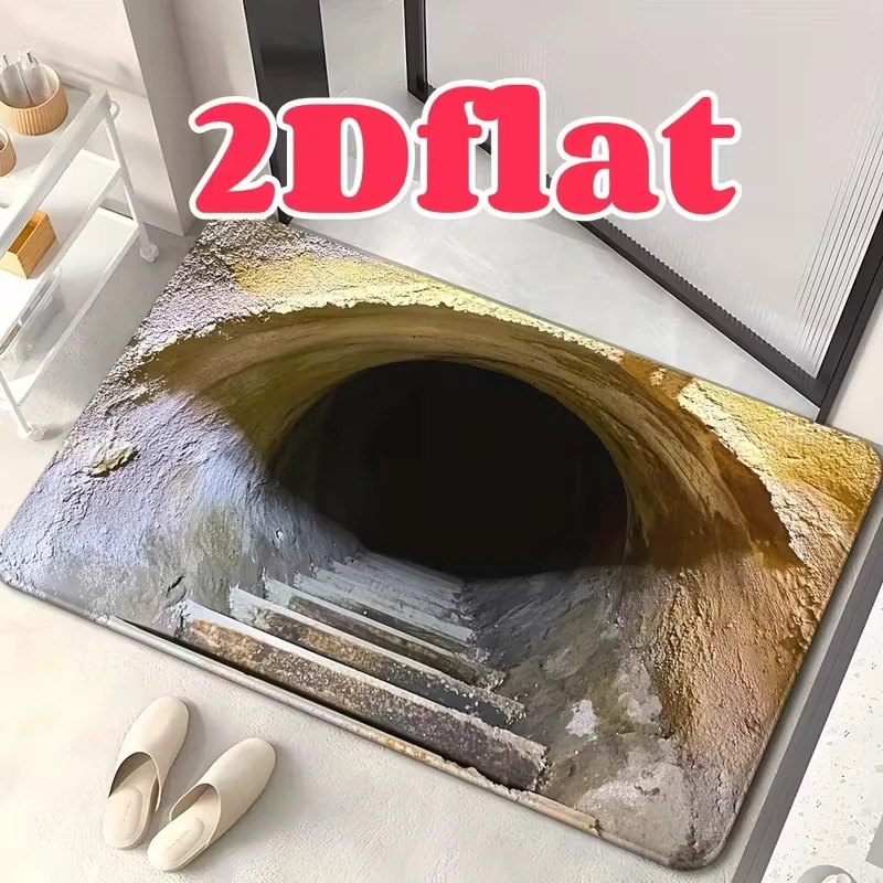 3D-Skelett-Themen-Willkommensmatte für den Eingangsbereich