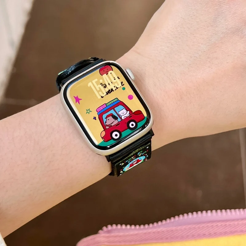 Unglaublich Elegant Apple Smartwatch Nylon Universell Armband