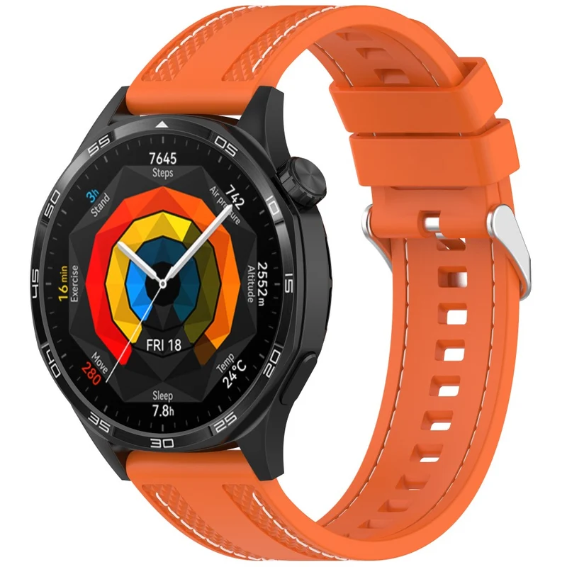 Wirklich Angenehm Huawei WATCH GT 5 46 mm / Huawei Watch GT 4 46mm Silikon Universell Armband
