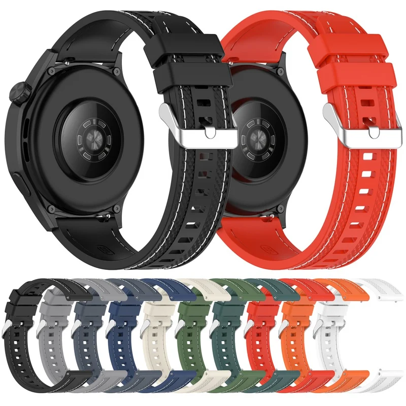 Wirklich Angenehm Huawei WATCH GT 5 46 mm / Huawei Watch GT 4 46mm Silikon Universell Armband