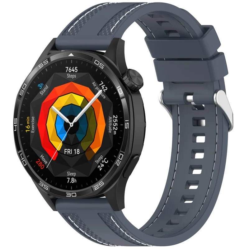 Wirklich Angenehm Huawei WATCH GT 5 46 mm / Huawei Watch GT 4 46mm Silikon Universell Armband