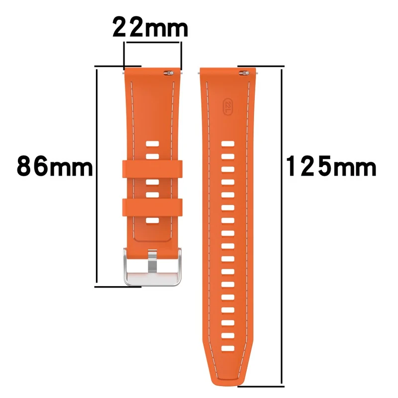 Wirklich Angenehm Huawei WATCH GT 5 46 mm / Huawei Watch GT 4 46mm Silikon Universell Armband