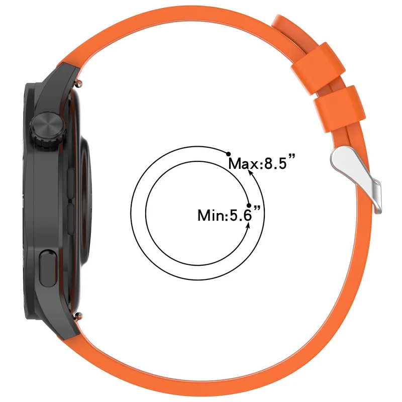 Wirklich Angenehm Huawei WATCH GT 5 46 mm / Huawei Watch GT 4 46mm Silikon Universell Armband
