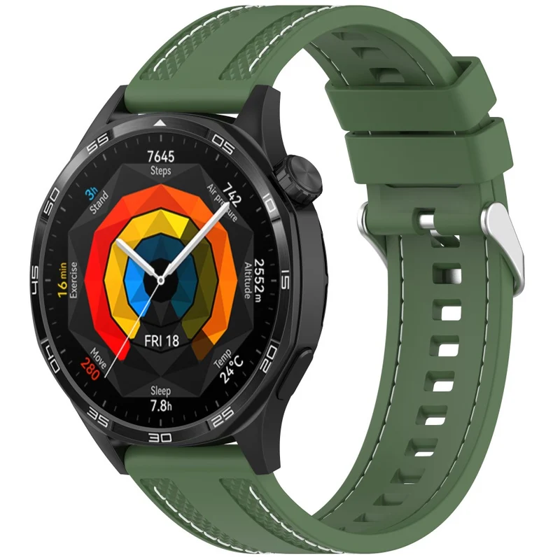 Wirklich Angenehm Huawei WATCH GT 5 46 mm / Huawei Watch GT 4 46mm Silikon Universell Armband