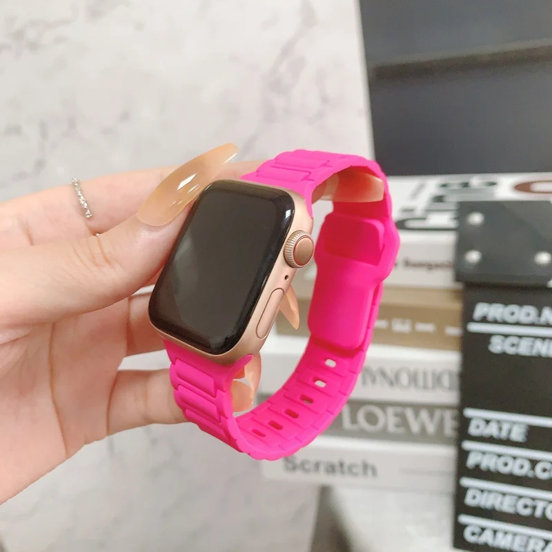 Weich Apple Smartwatch Silikon Universell Armband